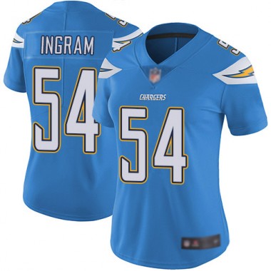 Los Angeles Chargers NFL Football Melvin Ingram Electric Blue Jersey Women Limited 54 Alternate Vapor Untouchable